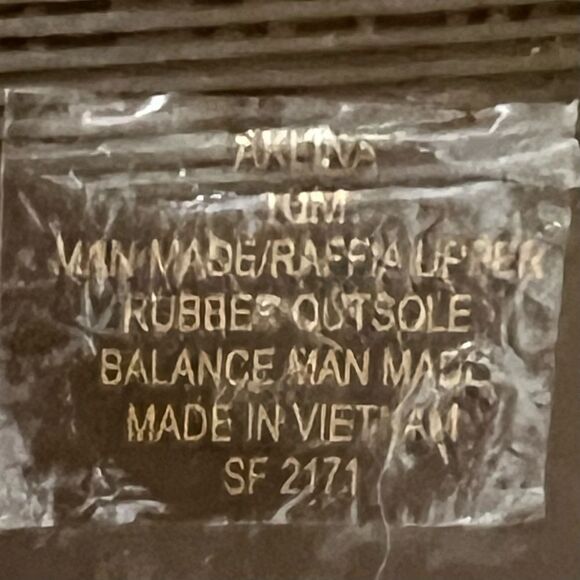 Anne Klein Lina Espadrille Wedge Shoes Women’s‎ 10 Gold Woven Metallic Designer - Picture 11 of 16